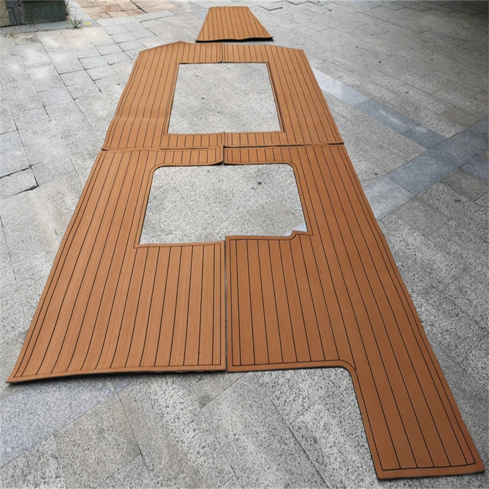 2015-2018 Triton 35 Cockpit Pad Boat EVA Faux Foam Teak Deck Floor Mat SeaDek MarineMat Gatorstep Style Self Adhesive