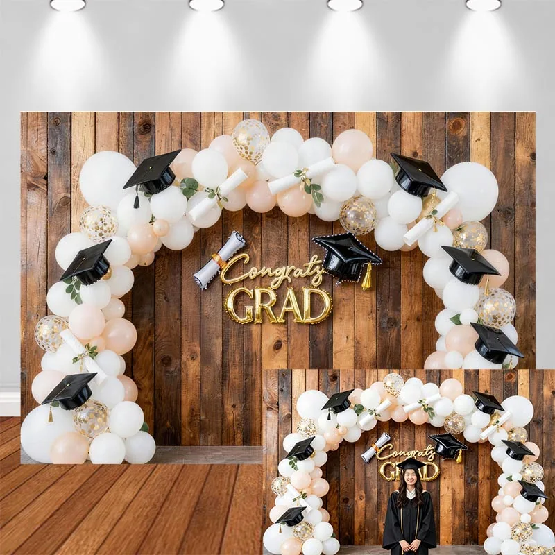 LS Future Is Bright Graduation Backdrops Cake Smash Child Baby Photo Props Adult Kids Decors Photography Studio Backgrounds
