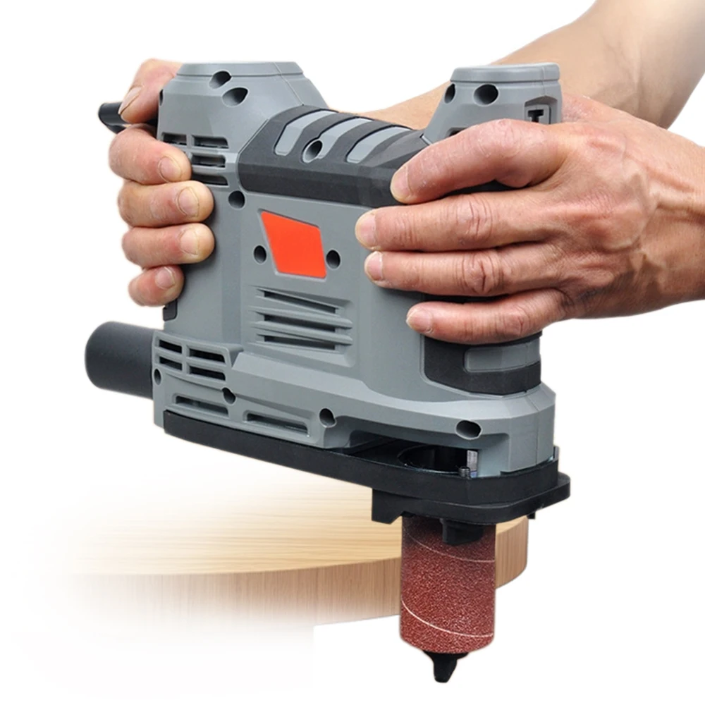 Woodworking Arc Polishing Machine Shaft Sander Special-shaped Curved Belt Column Machine for Precision Sanding Polishing Tools