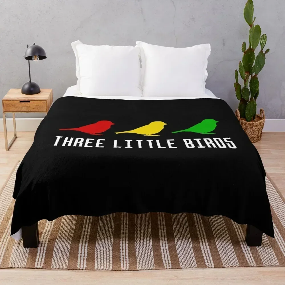 

rastafari birds jamaica Throw Blanket Thermals For Travel Bed covers Blankets