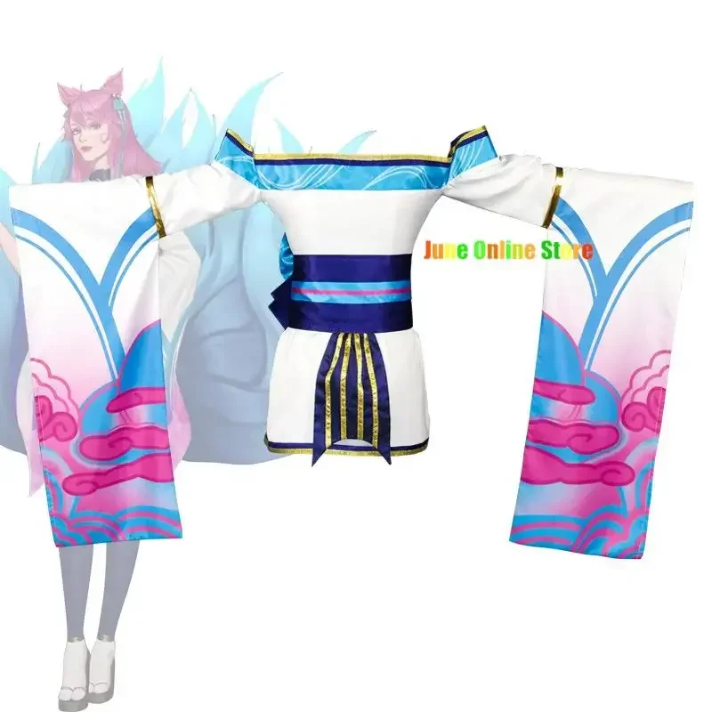 SN66 Ahri LOL disfraz de Cosplay Spirit Blossom League of Legends Cosplay Spirit Blossom Ahri disfraz de Cosplay DressW & C @