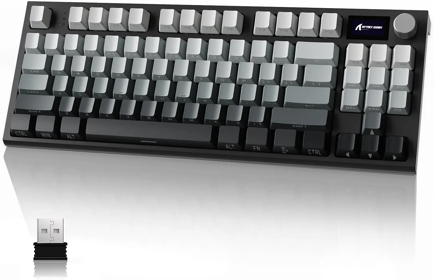 ATTACK SHARK K86 RGB 75% ワイヤレスガスケットメカニカルキーボード