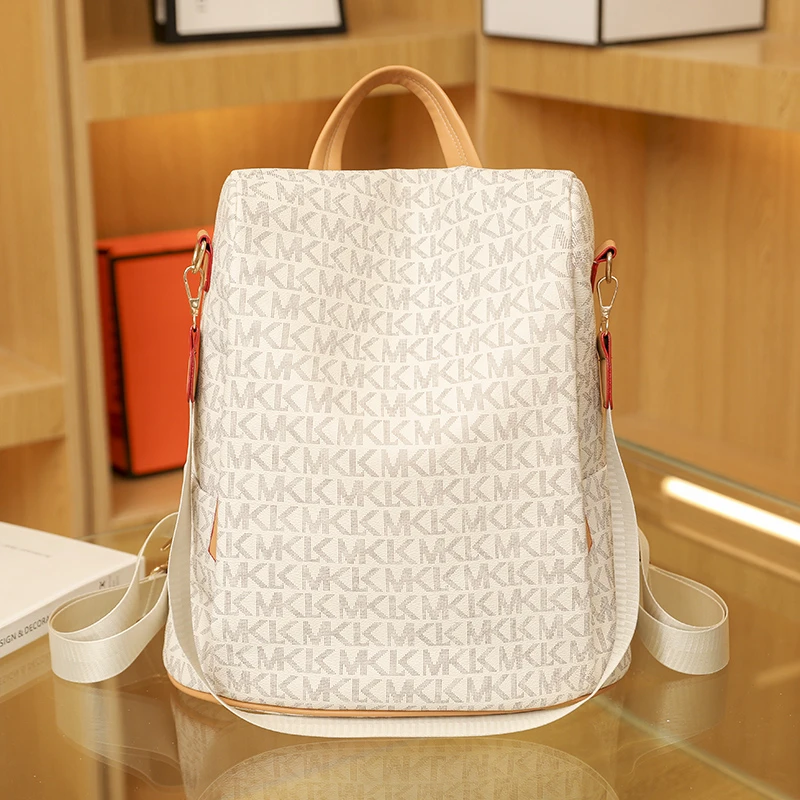 Classic PU Fashion Backpacks High Quality Simple Temperament Retro Backpacks for Women 2024 Casual Hot Sale