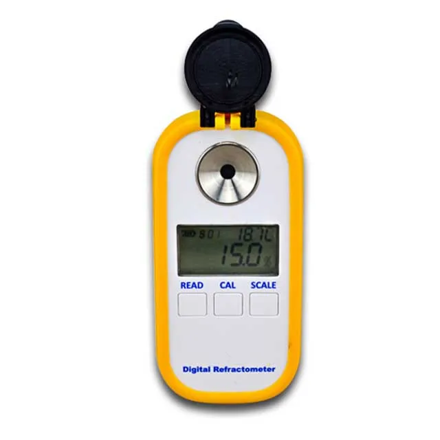 Digital Refractometer 0-50% Brix Coffee Sugar Portable Sugar Detector Fruit Refraction Tester