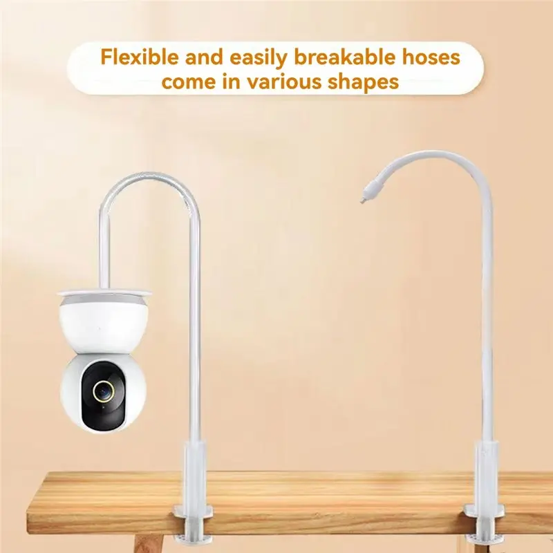 ABZZ-For Nursery Baby Monitor Stand Adjustable Secure Camera Holder Bracket No Wall Drilling Required For Home Furniture Use Whi