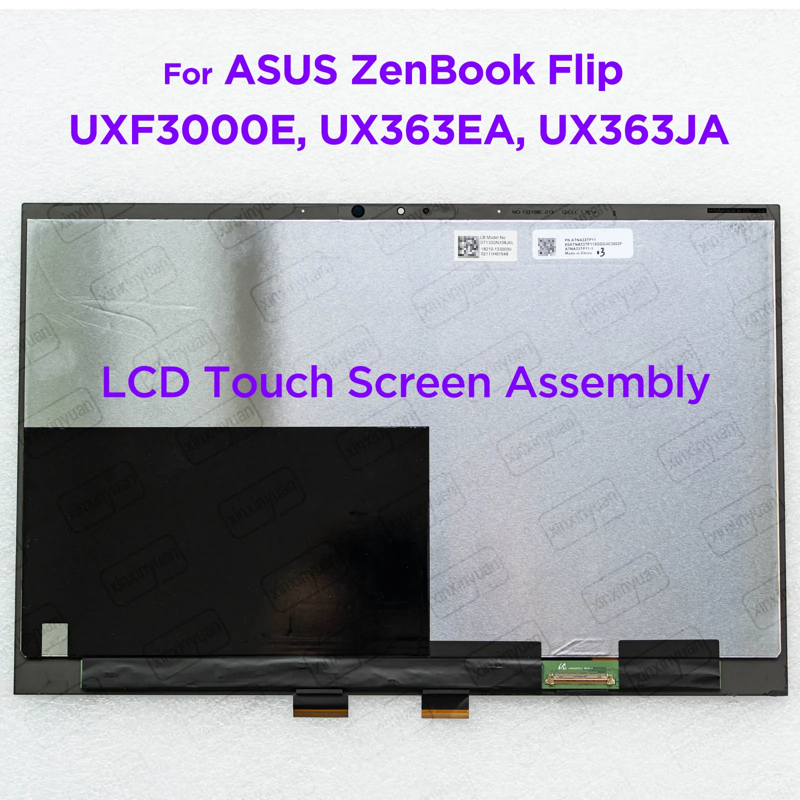 

13.3 LCD Touch Screen Assembly for ASUS ZenBook Flip UX363E UX363EA ux363ja UX371EA AM-OLED ATNA33TP11 UHD4K 3840x2160 Display