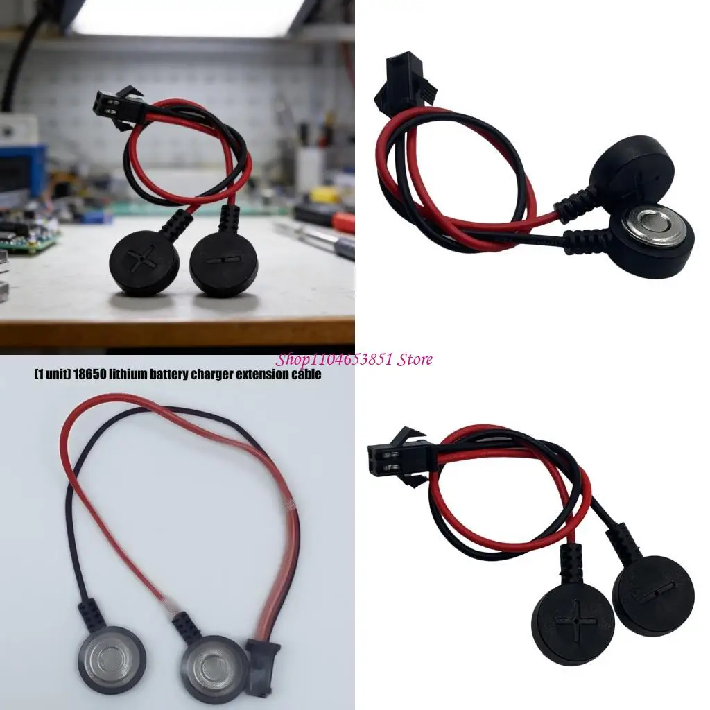Efficient Plug Charging Cable Extension Wire Power Supply Cable for 18650 Batteries with PVC Coating