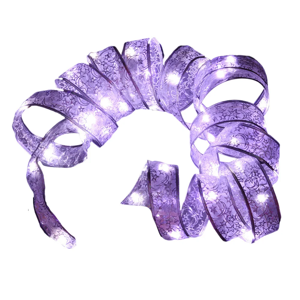 

1pc Festival Gift Colorful Led Ribbon String Light For Party Home Decor Twinkle Fairy Lawn Lamp Holiday Decoration