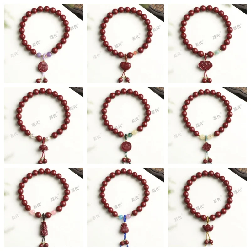 

High Content Purple Gold Sand Single Circle Bracelet Bead 8Mm