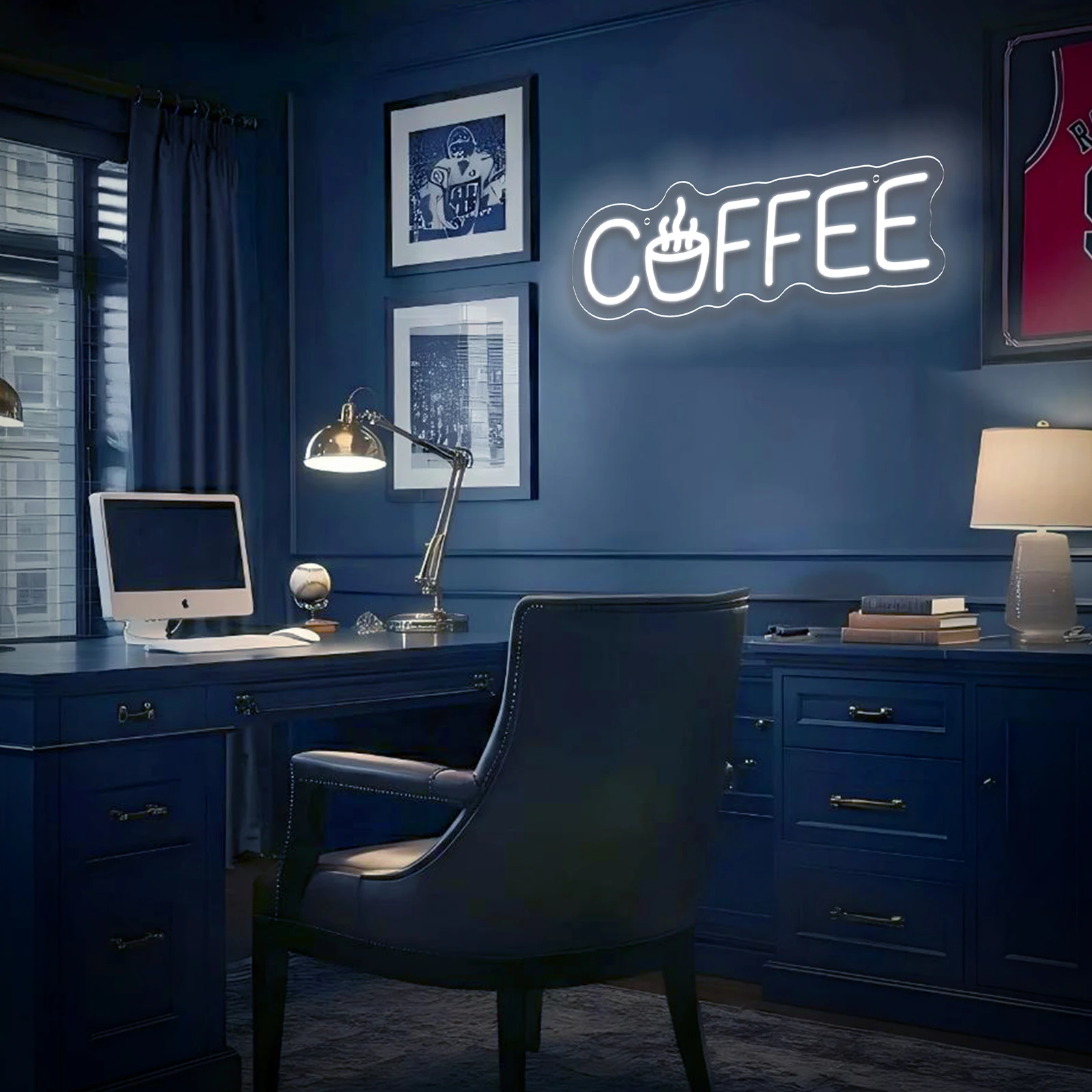 القهوة النيون تسجيل USB عكس الضوء فنجان القهوة LED النيون تسجيل للمقهى بار المنزل مكتب الاستقبال الأعمال جدار ديكور هدية مفتوحة