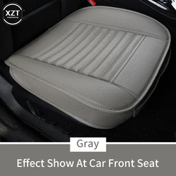 Universal Respirável PU Leather Car Seat Cover, Pad Mat para Auto Cadeira, Almofada Frontal, Anti Slip, Quatro Estações