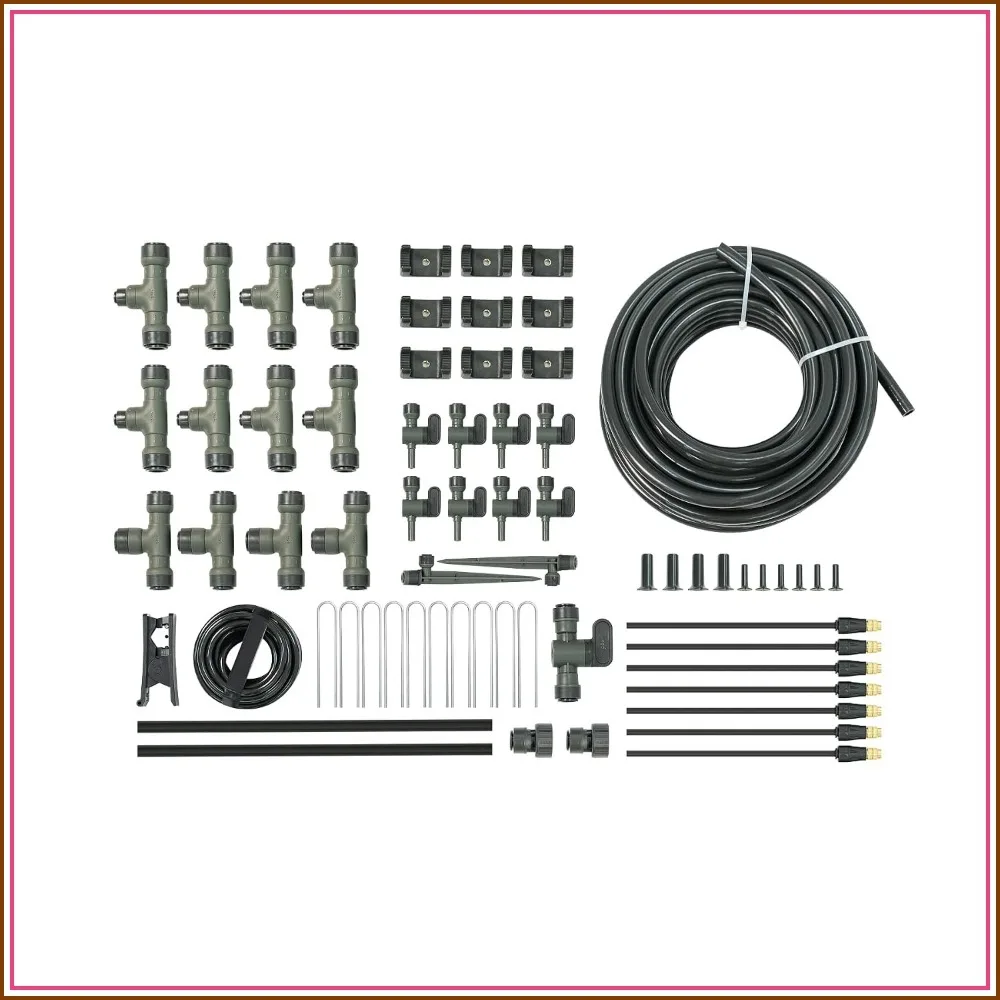 

Drip Irrigation Kit for Raised Garden Beds - Efficient Watering Solution for Vegetables, Flowers, Plants, Easy DIY Installation
