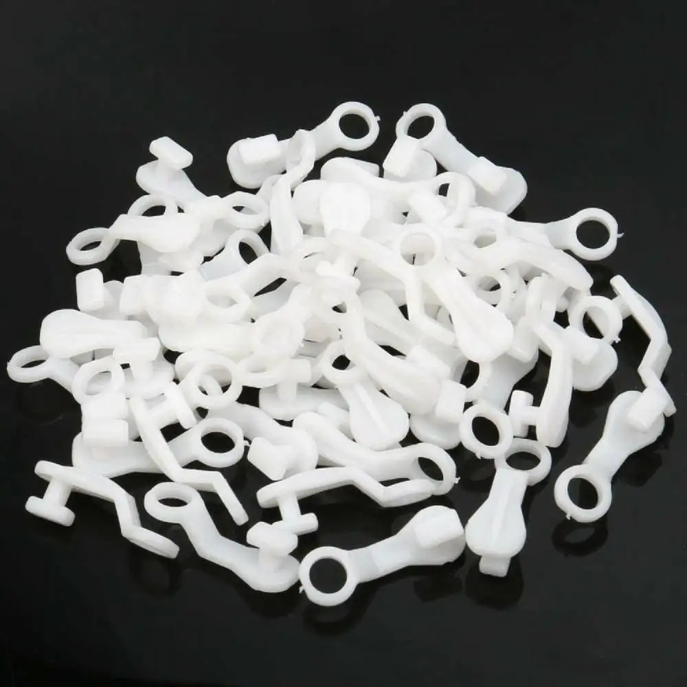 50/100/150PCS Clip On Replacement For SWISH Drape Accessories Hanging Track Curtain Rings Curtain Glider Hook Rail Runner