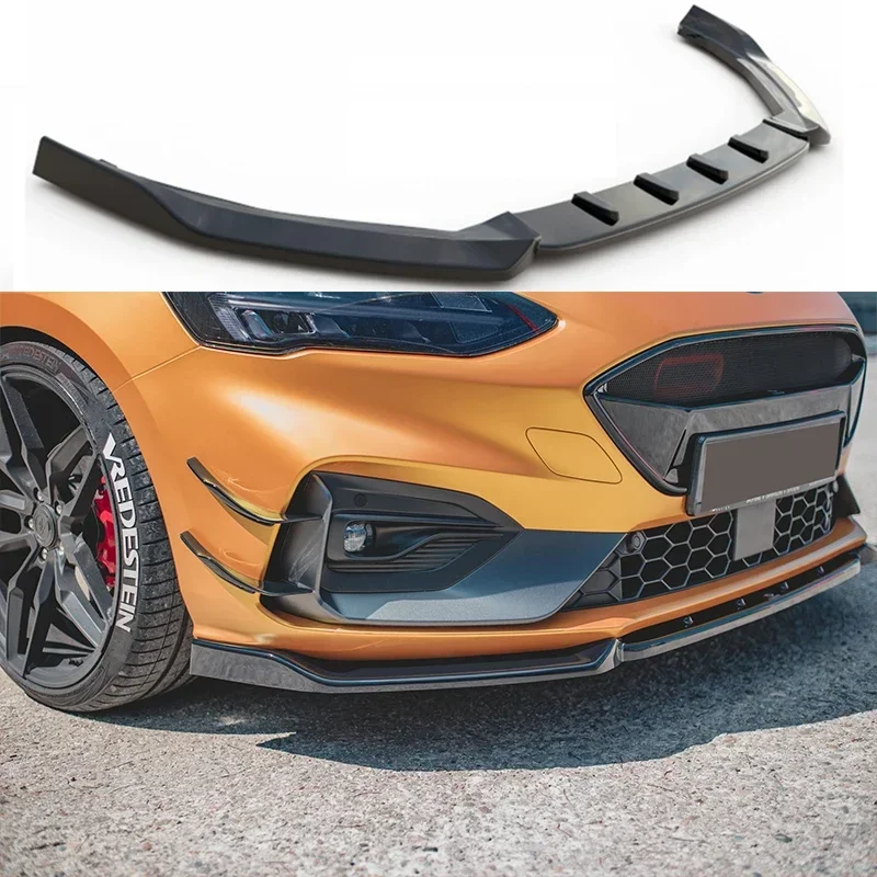 Shovel Front Lip Diffuser for Ford Focus Mk4 ST/st-line 2019-2021 Front Spoiler Auto Accessories Front Bumper Lower Guard