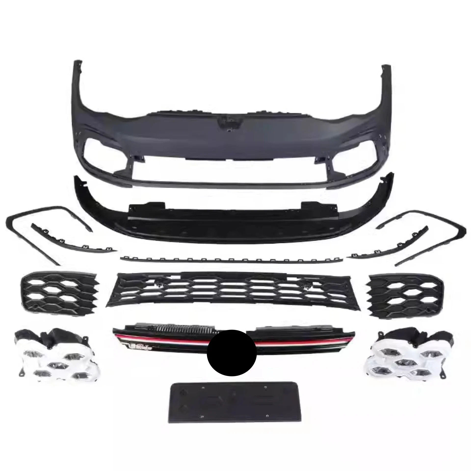 Front Rear Bumper Assembly Botton Grille Top Net for Volkswagen vw Golf Modified GTI Body Kit Auto Accessories