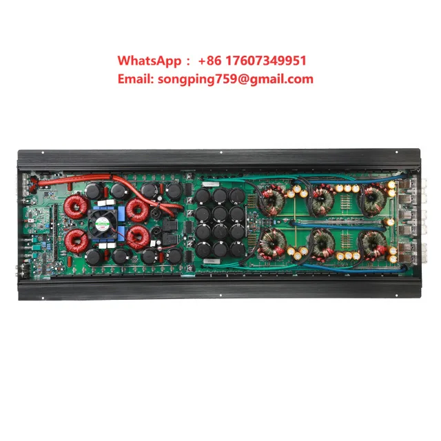 High Power Car Video Amplifier  Car Audio Subwoofer Amplifiers Car Speakers Class D 1 Channel TP-7500