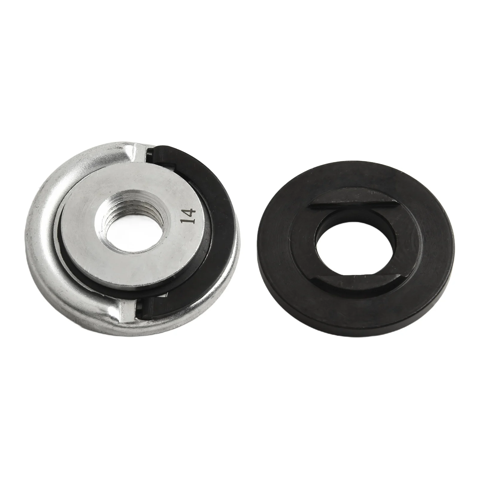 2pcs Self-locking Pressure Plate Chuck M14-Thread Angle Grinder SDS Quick-release Nut Clamping Pressing Plate Flanges Nuts