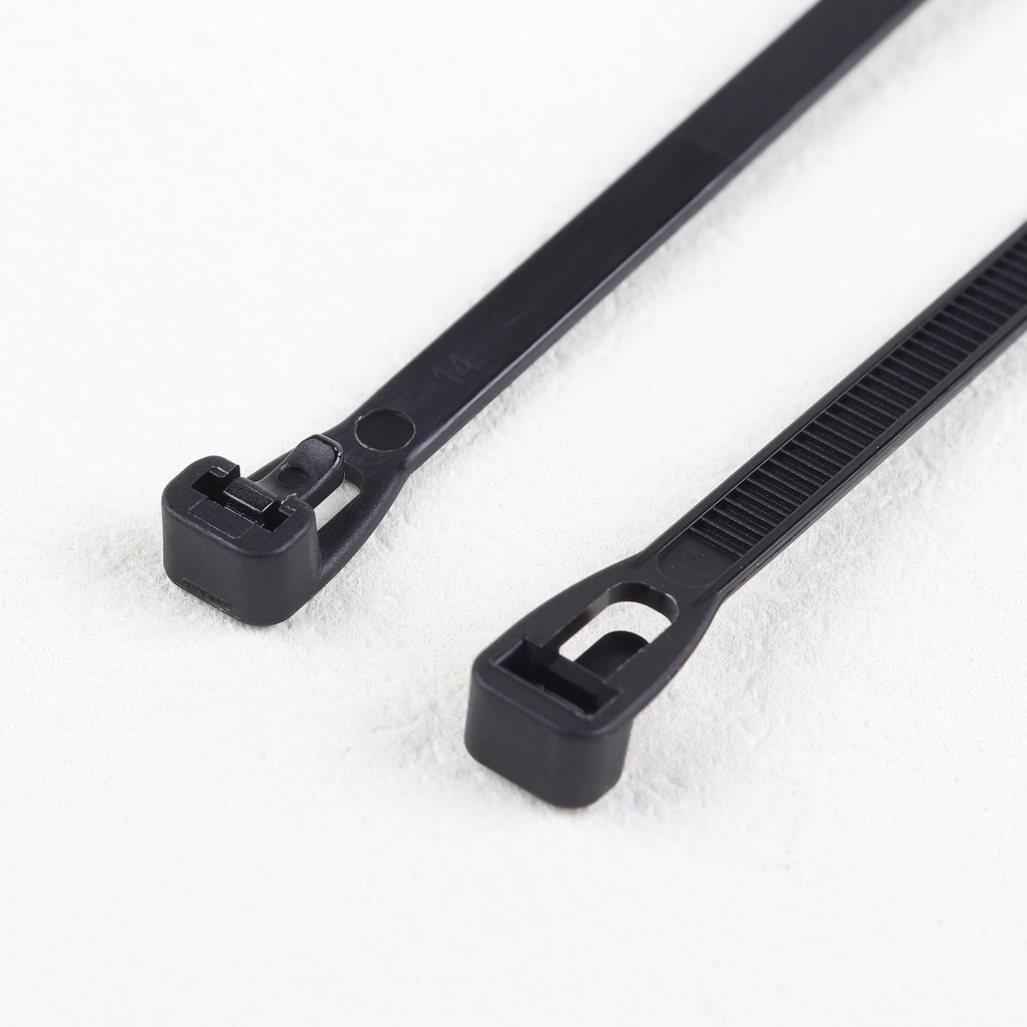 50pcs Detachable and Reusable Nylon Zip Ties Cable Ties for Environmental Protection