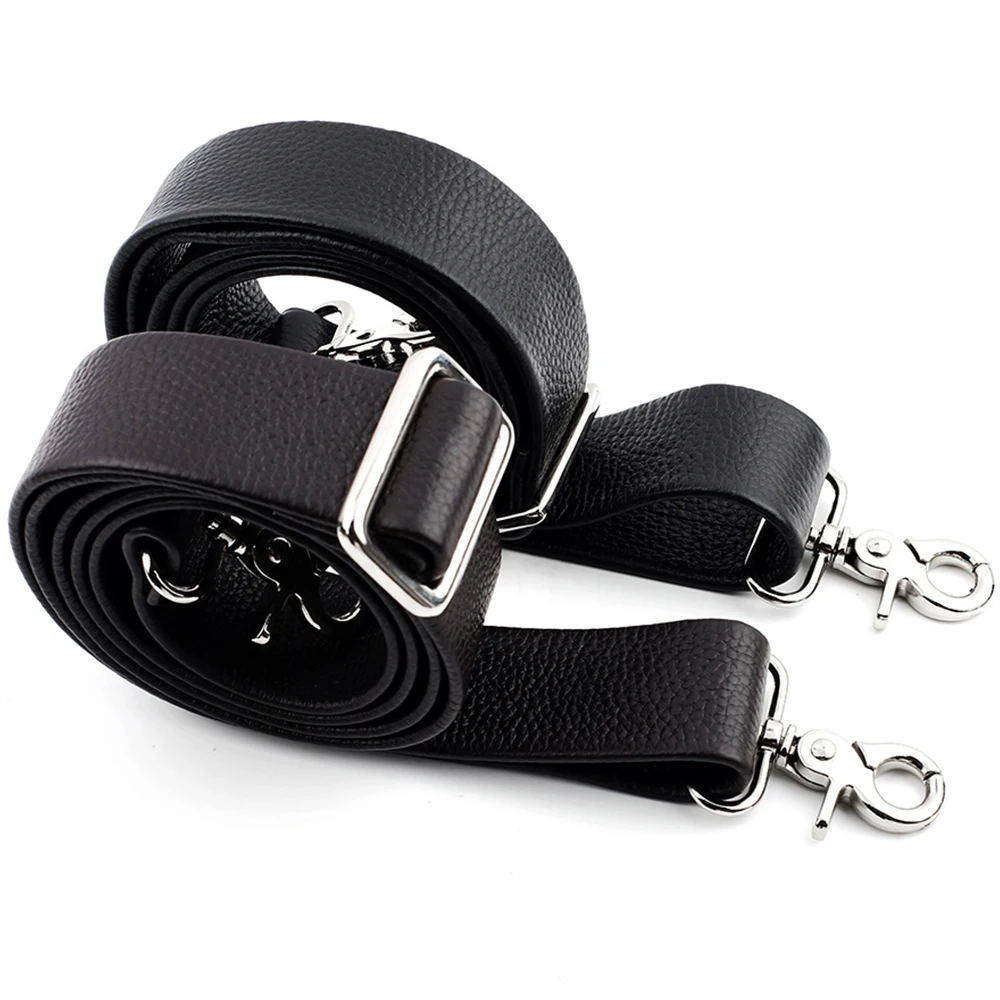 

150cm Genuine Leather Shoulder Bag Strap Wide Handbag Belt Adjustable for Men Women Laptop Bags Replacement Handle Accessories
