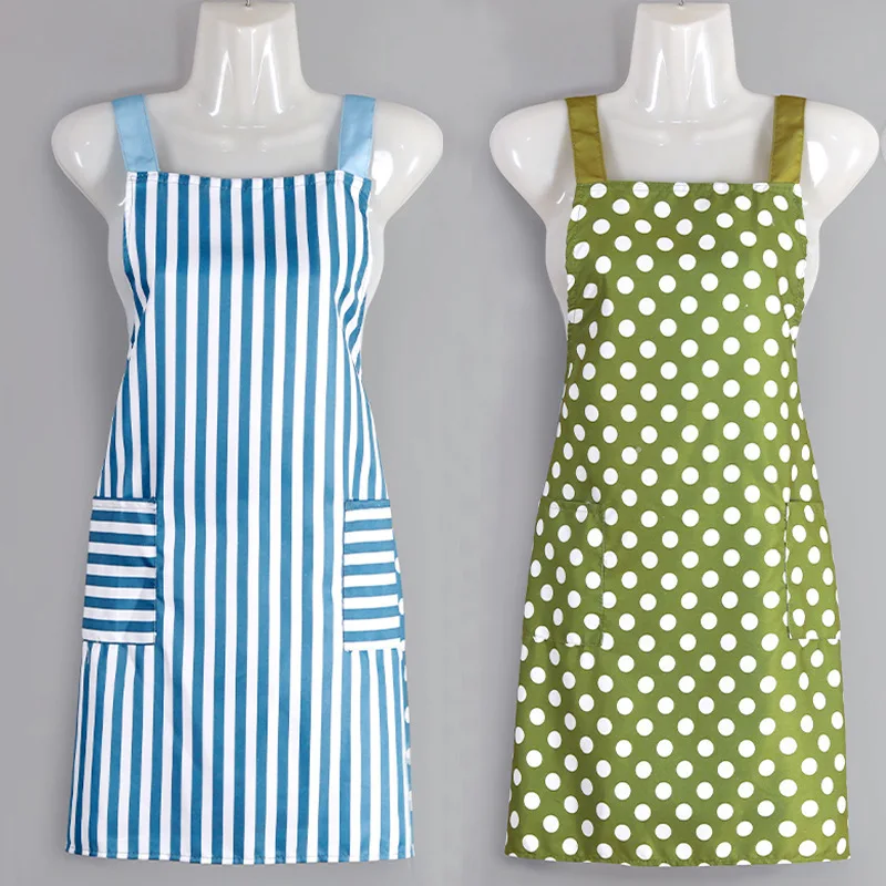 

Kitchen Apron Anti-splashing Water-resistant Oil-resistant Dirtresistant Home Kitchen Fresh Nordic Simple Strap Adjustable Apron