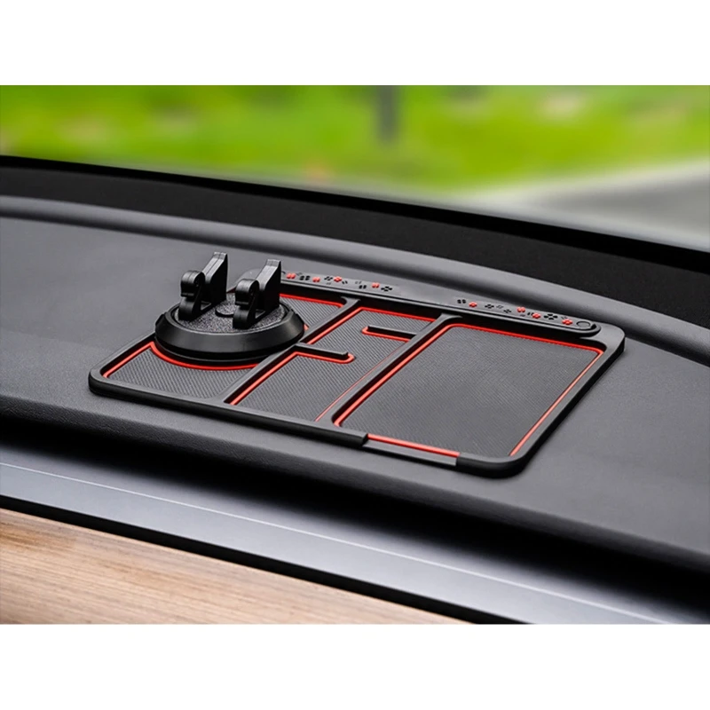 360° Rotating Holder Non-Slip Mat for 4-in-1 Car Pad with 10 Aromatherapys