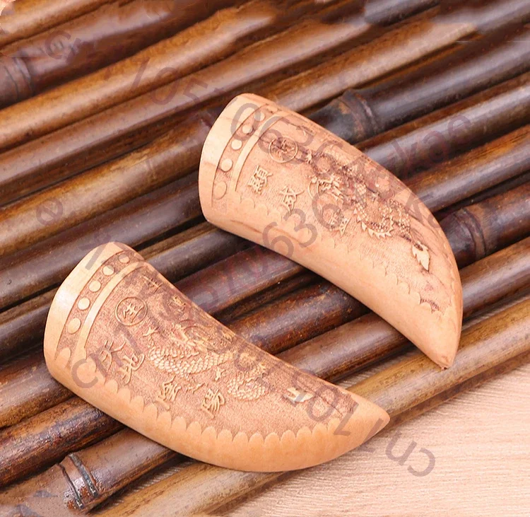 Taoist supplies, natural peach wood, water bamboo cup, holy hexagram, Yin Yang hexagram, divination tools