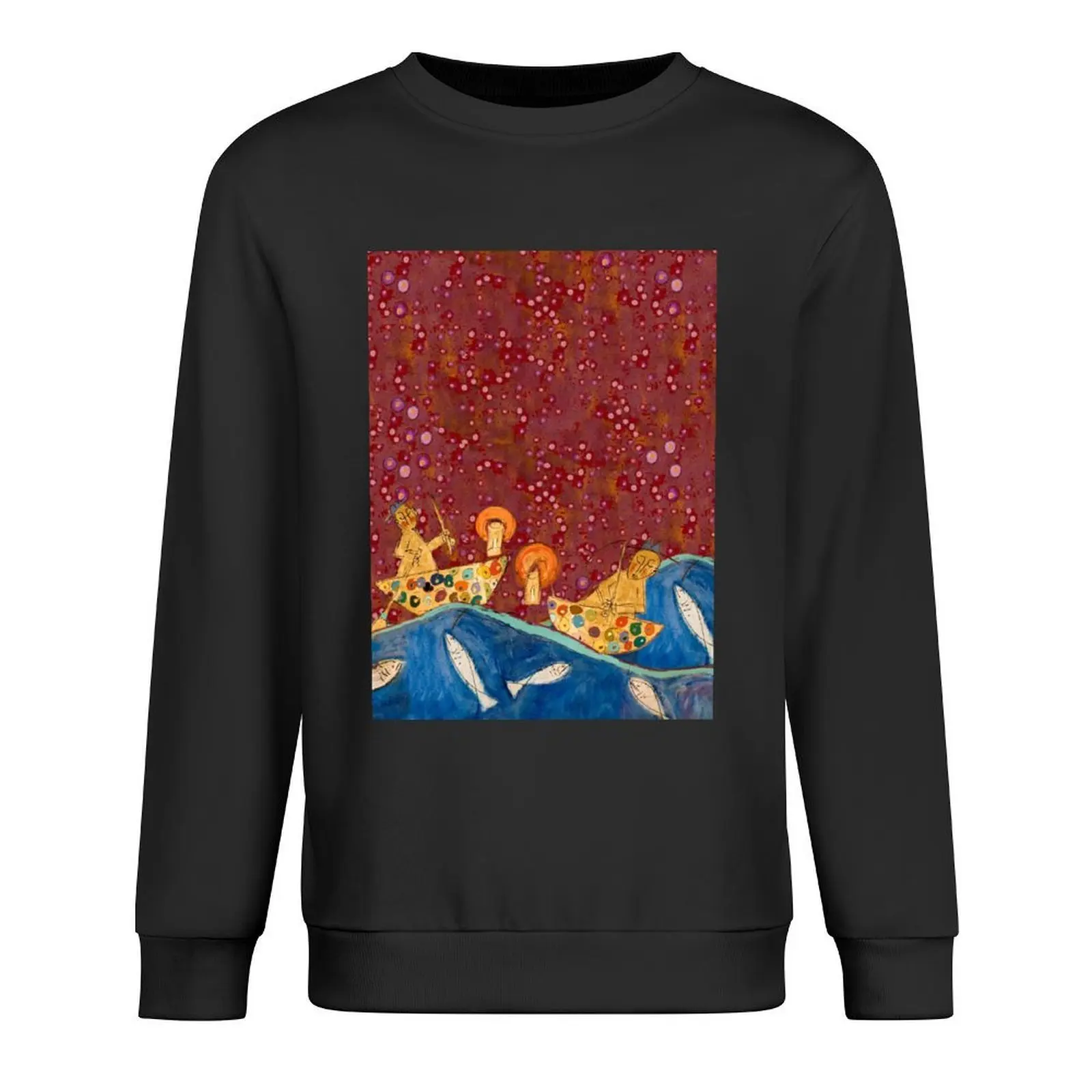 

Mystery of Water and a Star Pullover mens designer clothes graphic t shirts men men clothing men's sweat-shirt pullover