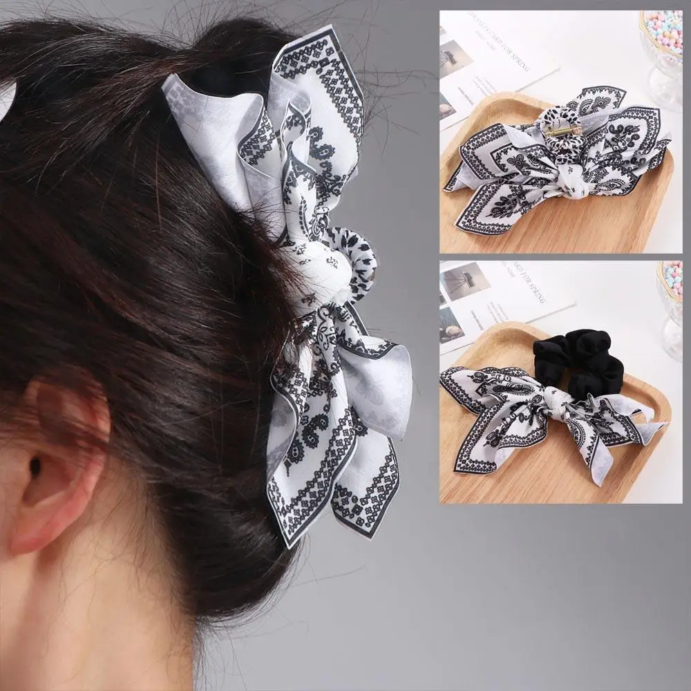 

Fashion Bowknot Bow Hair Claw French Style Cute Hairpin Cashew Flower Hair Clip Big Hair Claw Cloth Bow Hair Rope Girl