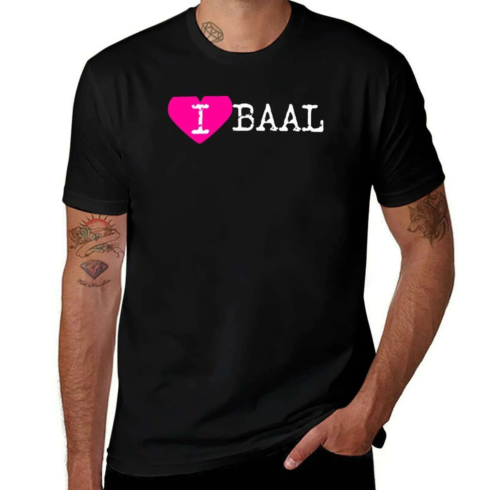 

I Heart Baal Love Baal T-Shirt t shirt custom print cotton t shirt pack T-Shirt
