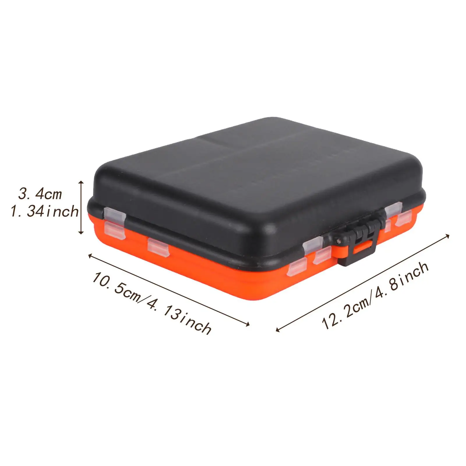 صندوق أدوات صيد السمك مزدوج الجوانب، فواصل قابلة للإزالة لصواني تخزين محمولة للمياه العذبة والمياه المالحة، صندوق منظم #6