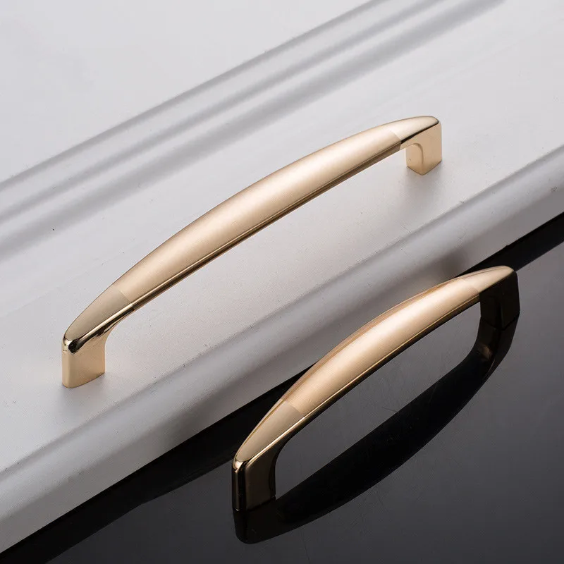 Ручка для шкафа varmstudio, золотая, для кухни, из цинкового сплава, 128 мм