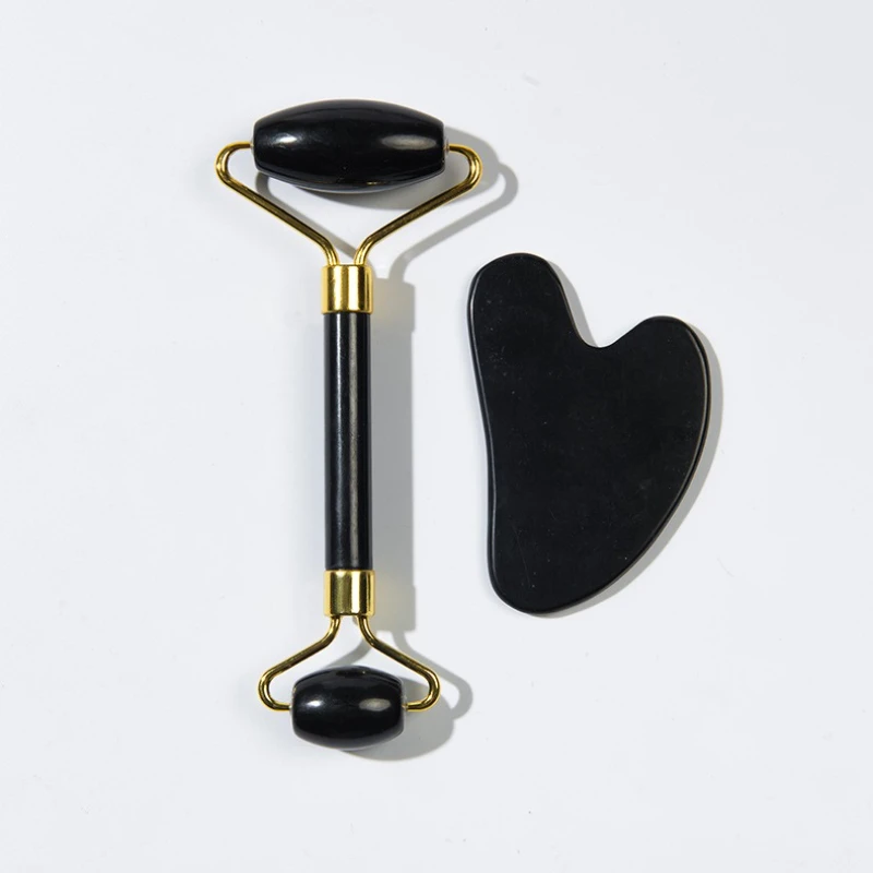 الطبيعية اليشم الأسطوانة الوجه غوا شا الحجر الطبيعي الجسم الرقبة مدلك نقطة الوخز العناية بالعين سبا أدوات مساج الوجه ثبات رفع