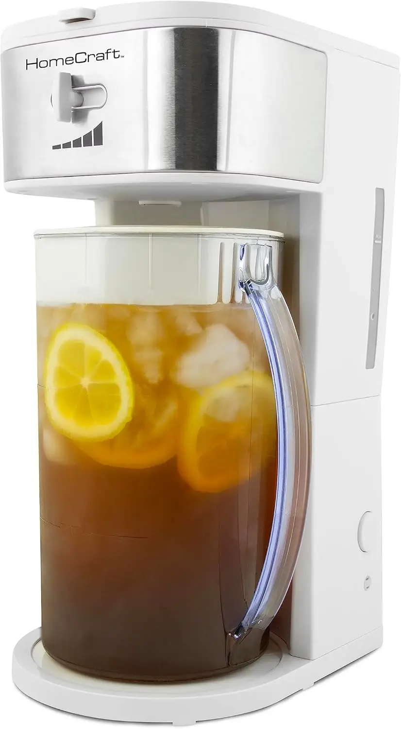 

3-Quart Stainless Steel Iced Tea & Coffee Brewing System, 12-Cup Capacity, Strength Selector