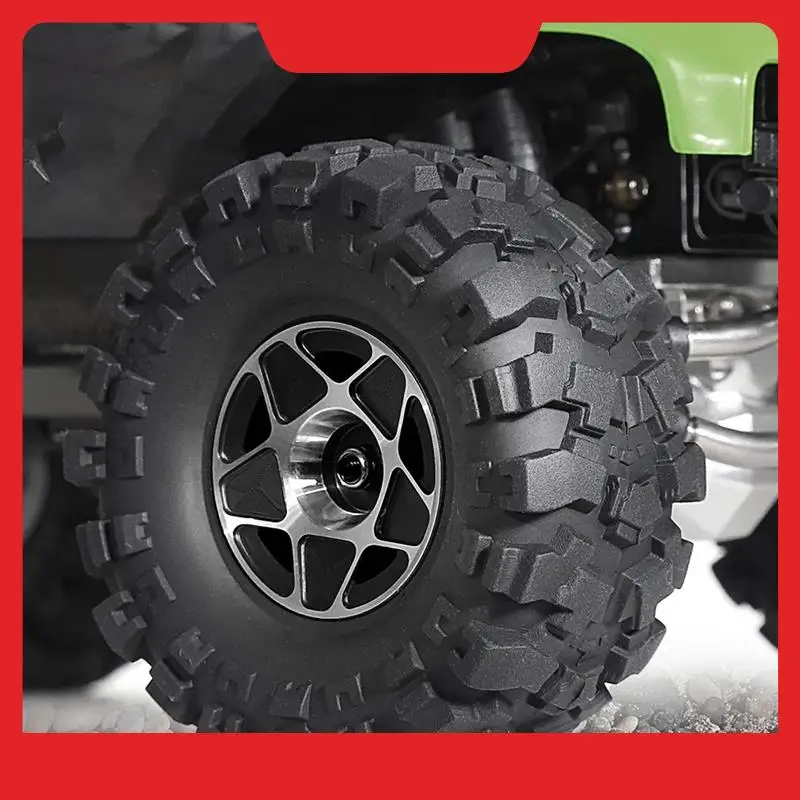 4 قطعة 1.0 بوصة معدنية Beadlock محور عجلات حافة عجلة ل 1/18 1/24 RC الزاحف سيارة TRX4M ترقية أجزاء الملحقات