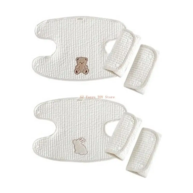 

96GC Baby Hip Seats Carriers Soft Cotton Saliva Towel Super Absorbent for Newborn Baby Bibs Infant for Drooling