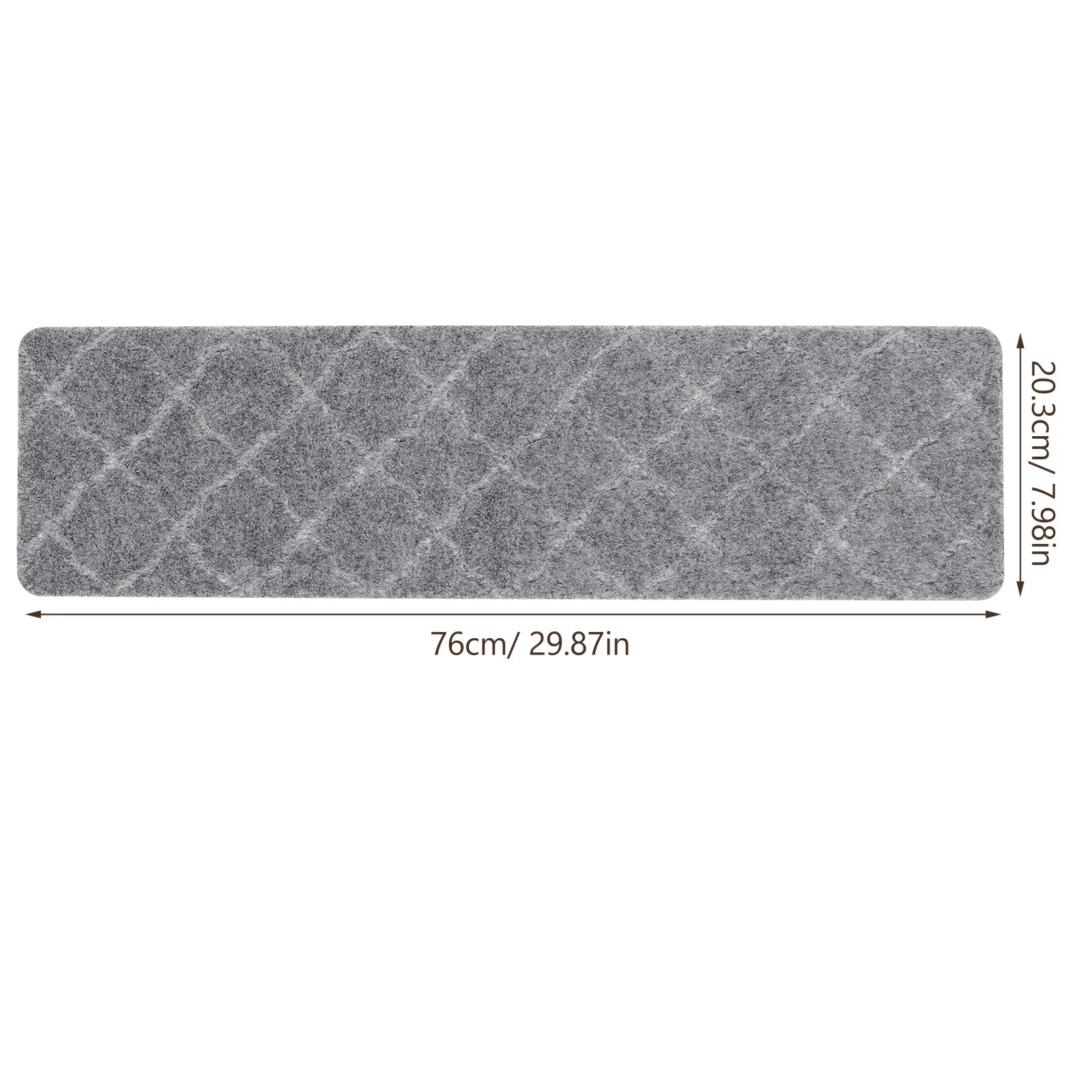 Non-Slip Stair Tread Polyester Tpr Stair Runner Indoor Carpet for Wooden Steps Staircase Safety Protection and Scratch Resistant