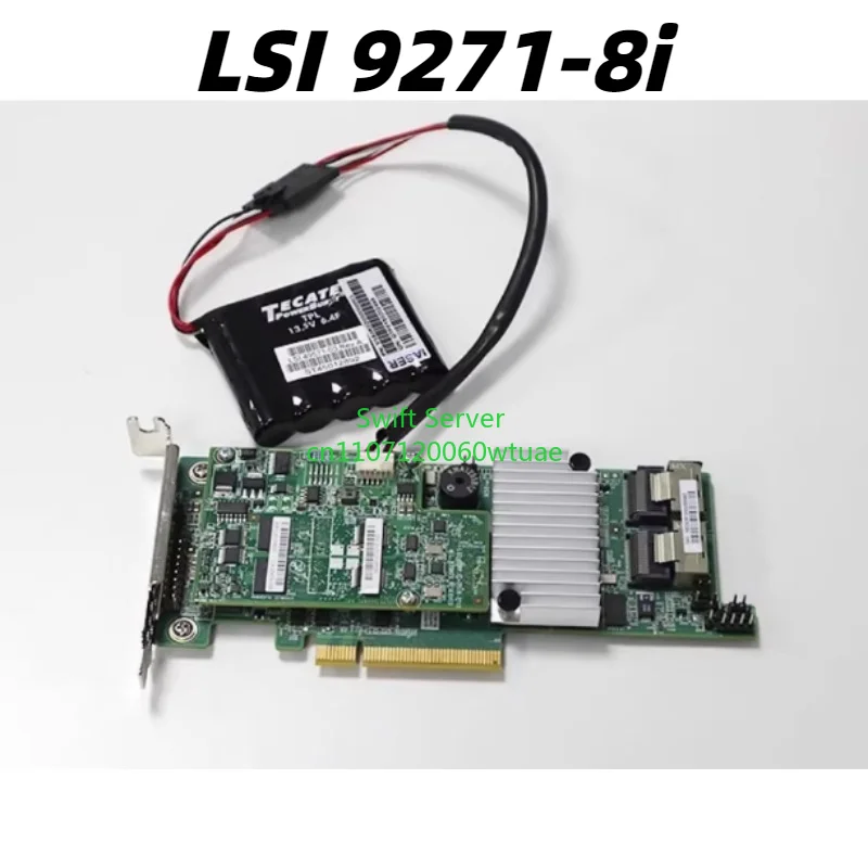 

LSI 9271-8i MegaRAID 1GB 8-PORT SAS 6Gbps RAID PCIe x8 LP HBA Controller Card