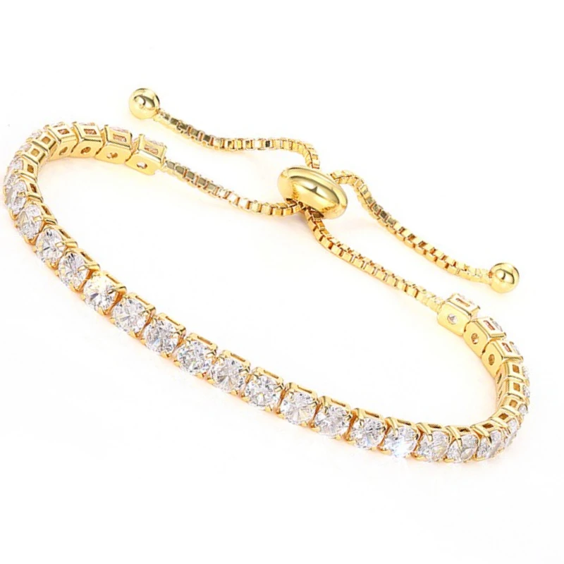 2026 New Bride Oval Square Dazzling Wedding Banquet Jewelry High-end Socialite Design Sense Inlaid Zircon Bracelet Wholesale