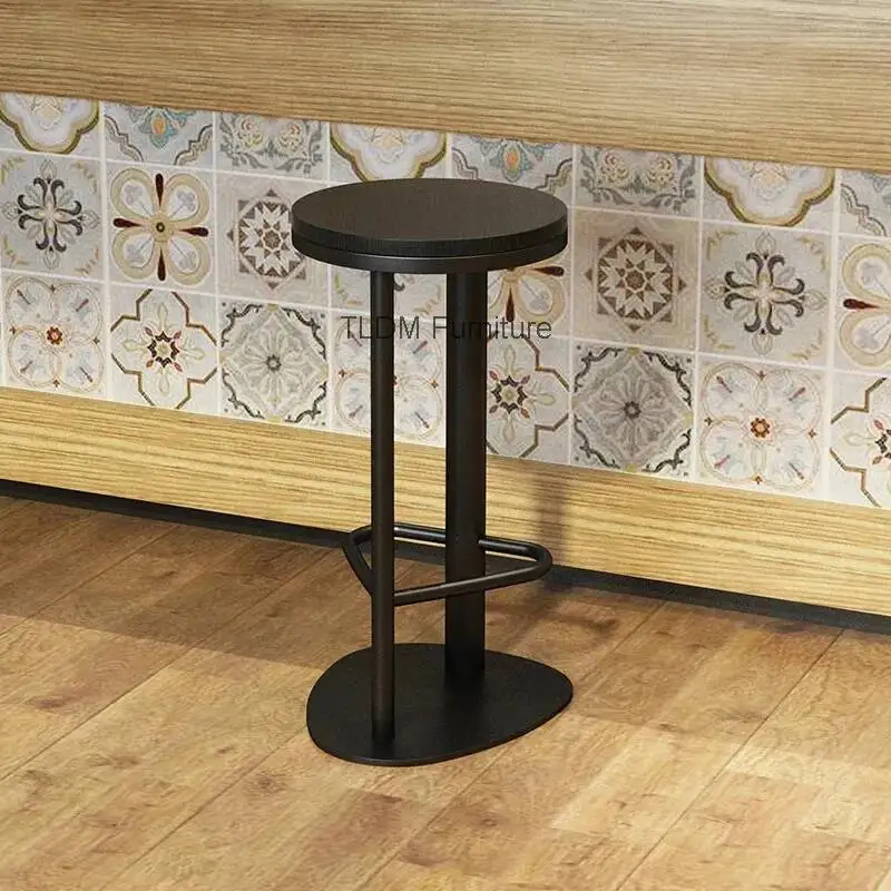 

Металлический барный стул с мягкой обивкой для дома, кафе, ресторана, кухонного острова, стойки ресепшн и кассы