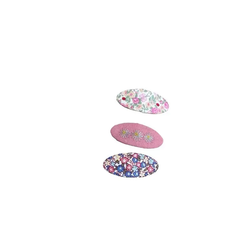 2pcs/set Girls Hair Clip for Baby Princess Sweet Floral Series Hairpin for Toddler Fashion Korean Small Bang Side Clip Headwear view 5