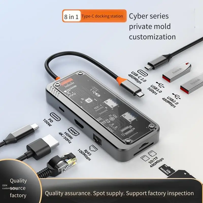 Docking station usb hub hub network Port USB