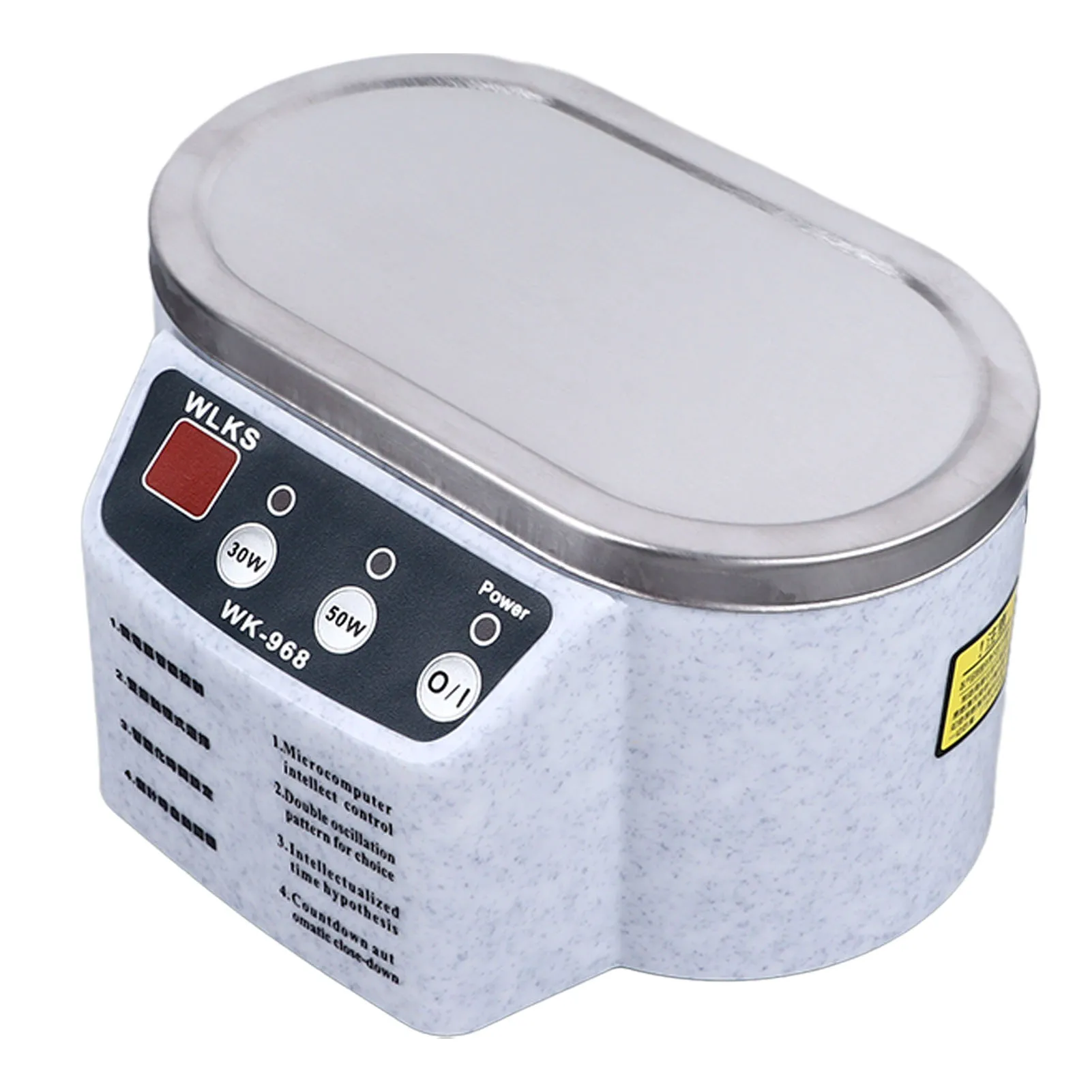 타이머가 있는 초음파 쥬얼리 클리너, 미국 플러그, 110V 가정용 초음파 청소 기계, 안경 반지