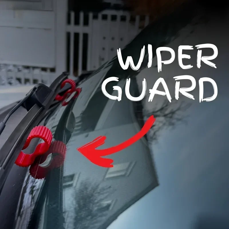 2Pcs Car Wiper Anti-Freezing Brackets, Winter Windshield Wiper Protector, Practical Auto Protection Tool
