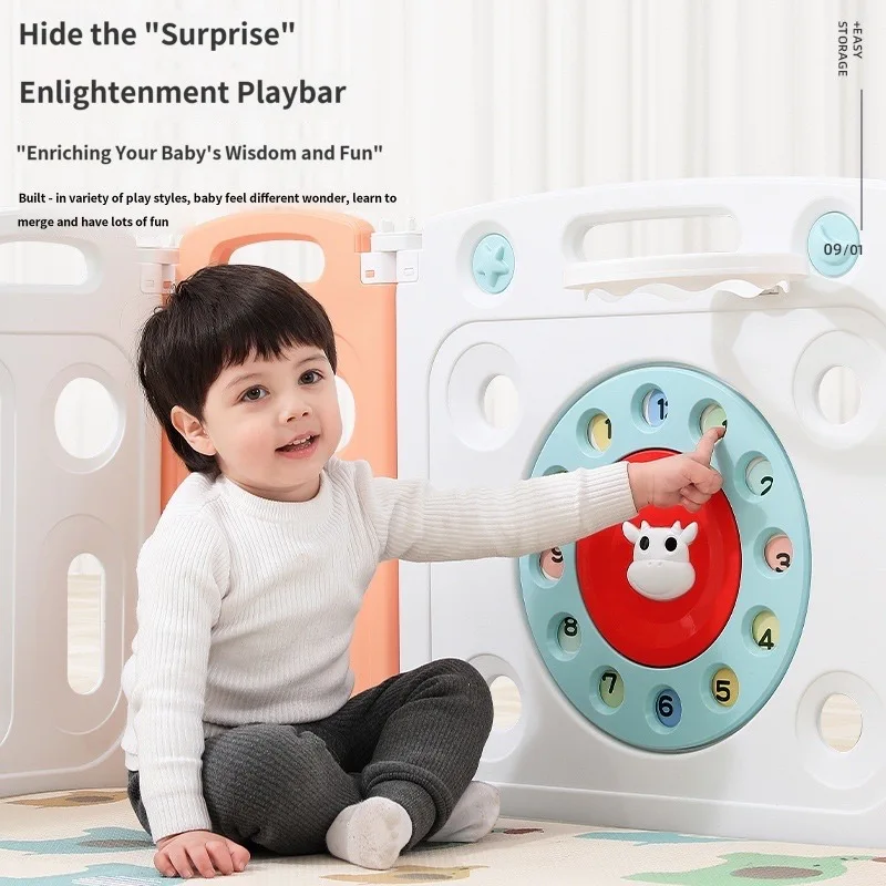 Playpen for 0-6 Years Old Indoor Multiple Styles Toddler Baby Playground Safety Barriers Kids Indoor Baby Safety Fence