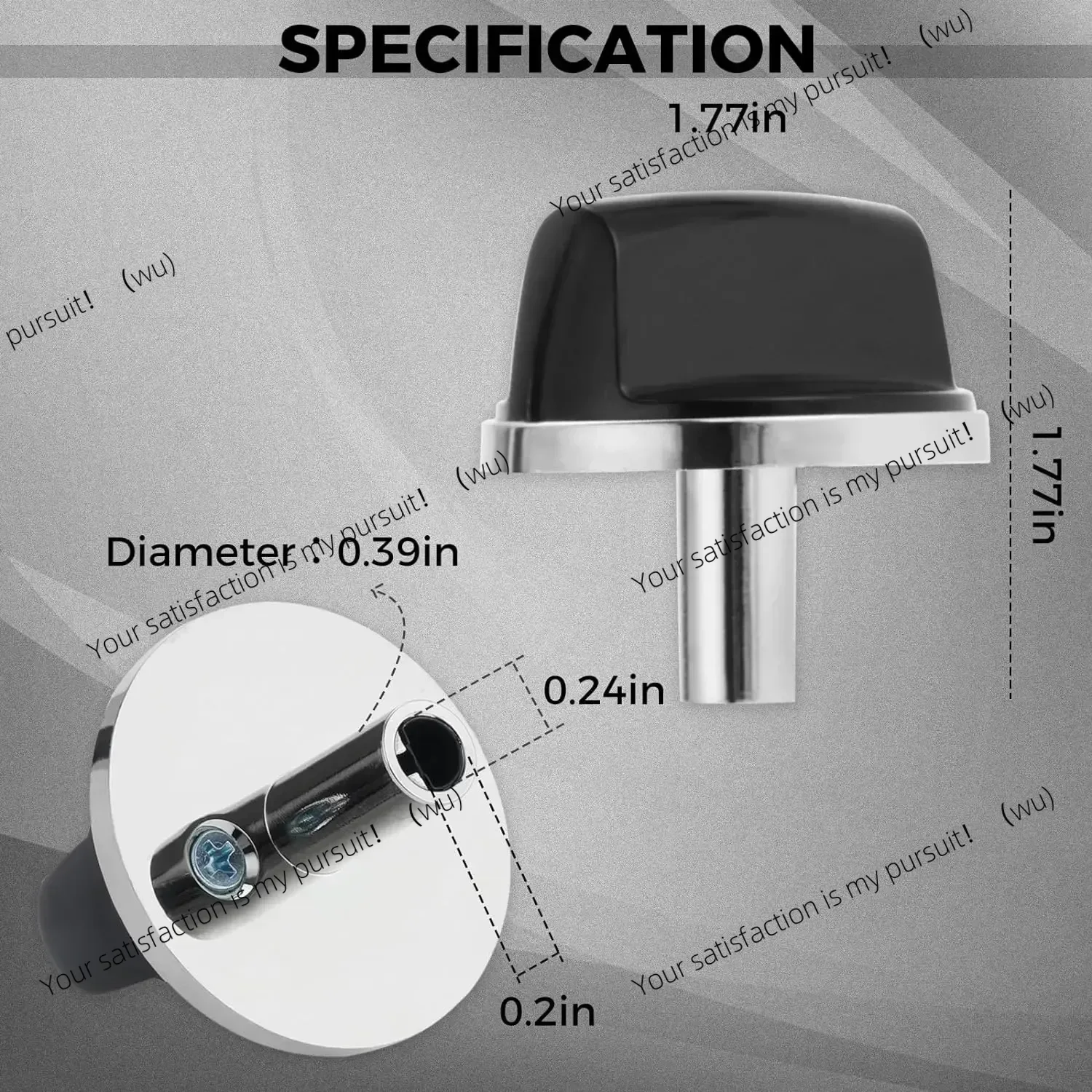 1pc 00650847 Cooktop Stove Knob fit for Bosch Burner Control Dial Knobs Replace 650847,1999734,ap4513132,ah3480601,ps8731208