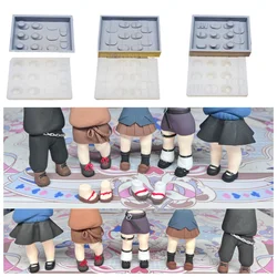 Q Version Clay Doll Shoes Silicone Mold Boots/leather Shoes/sole DIY Polymer Clay Animation Cartoon Character Shoe Making Tool