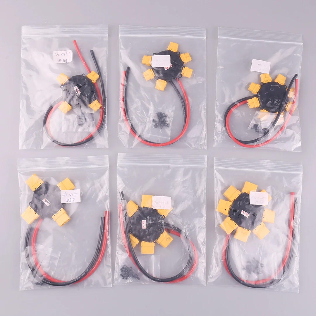 High Current PDB V1 Pre-Soldered High Voltage Power Distributor for 4/6/8-Axis Agricultural Drones