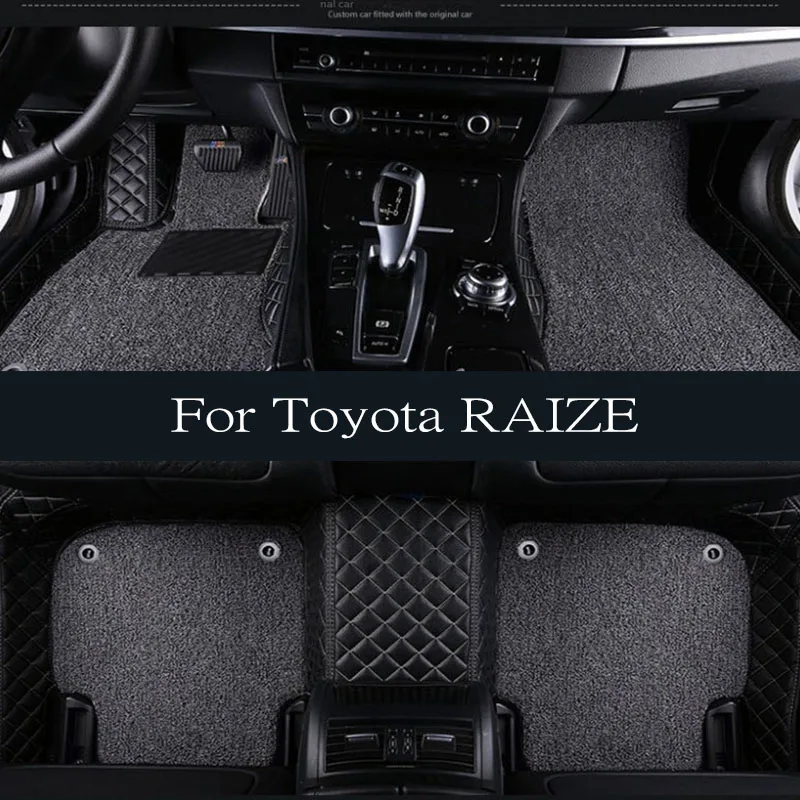 

New Arrive TPE LHD RHD RaiZE Car Floor Mat For Toyota RAIZE 2020 2021 2022 Car Floor Liner tray Foot Pad Black Auto trunk mat