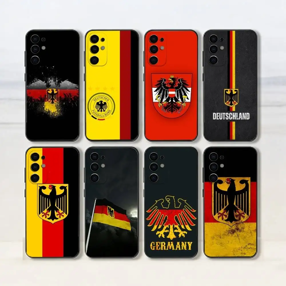 

Germany-Federal Eagle-Schwarz-Rot-Gold Phone Case For Samsung S25,S24,S21,S22,S23,S30,Ultra,S20,Plus,Fe,Soft Silicone Black Co