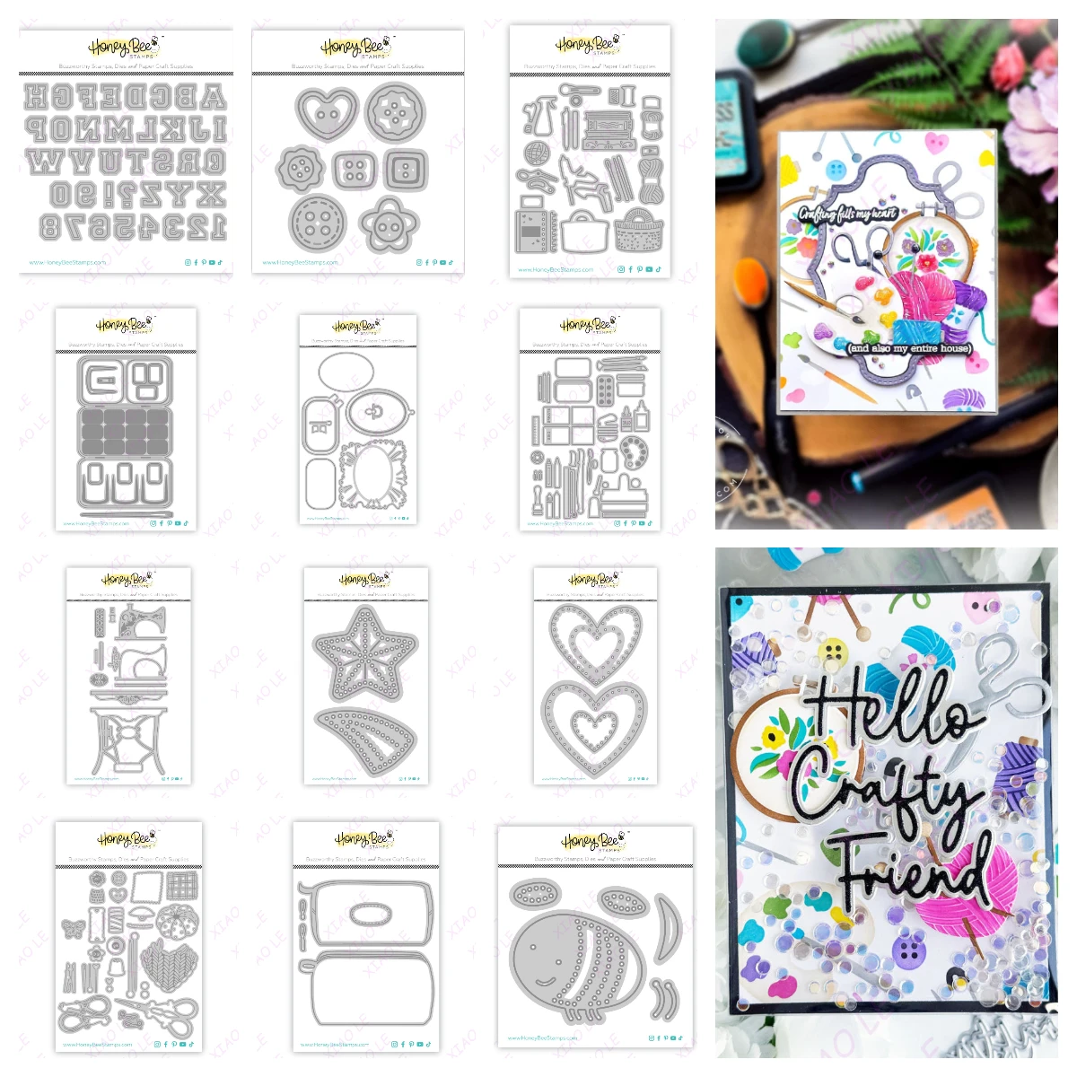 Newest Bag Makeup Add On Dies Metal Cutting Dies And Stamps DIY Scrapbooking Card Stencil Paper Cards Handmade Album Stamps Die
